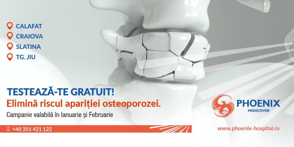 Nu știi dacă ești în riscul de a dezvolta osteoporoză? Fă acest test GRATUIT!