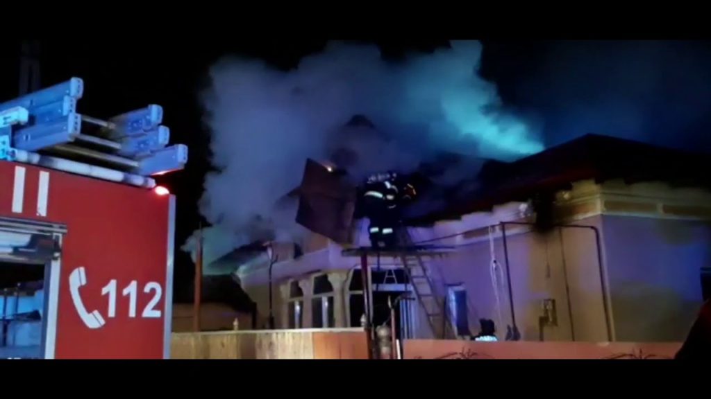 Incendiu la o locuință din Slatina