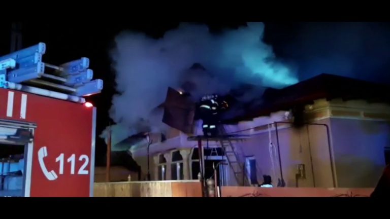 Incendiu la o locuință din Slatina