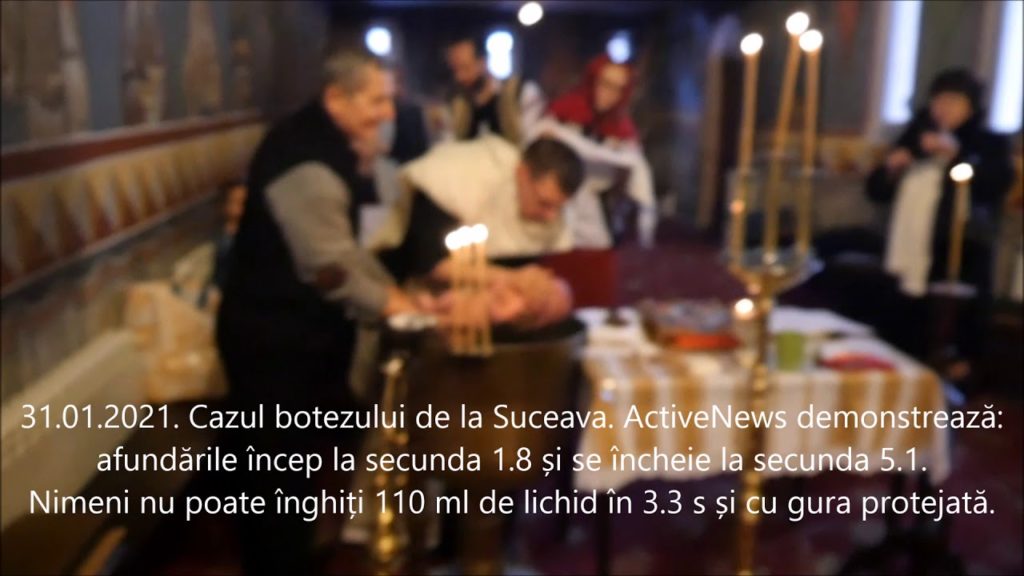 Imagini de la botezul în urma căruia a murit un bebeluş