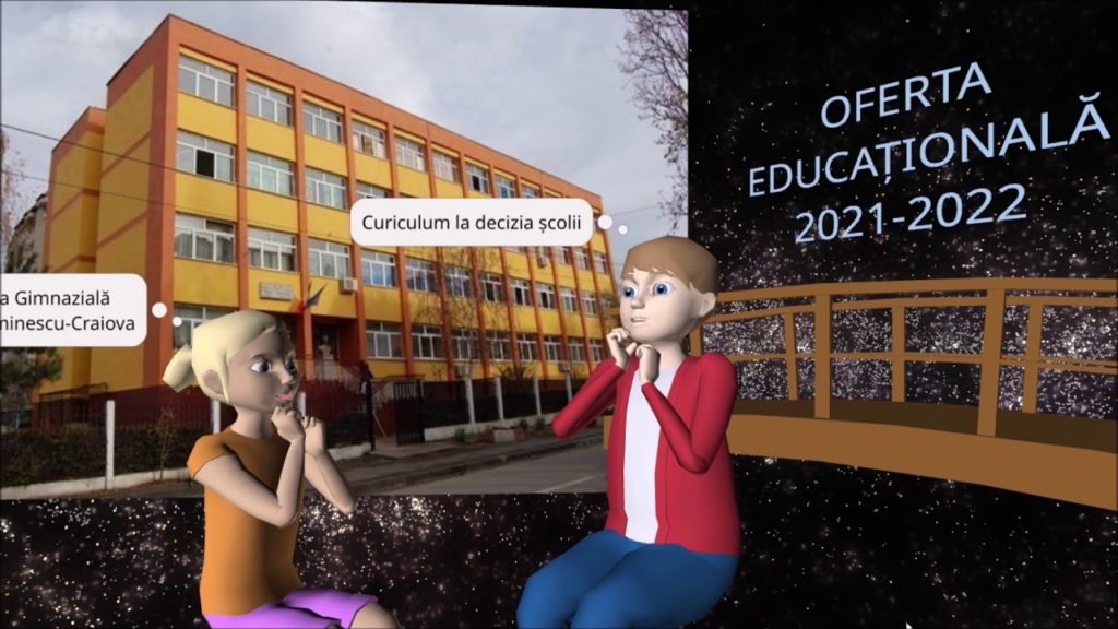 O şcoală din Craiova îşi promovează oferta educaţională prin filmuleţe realizate de elevi