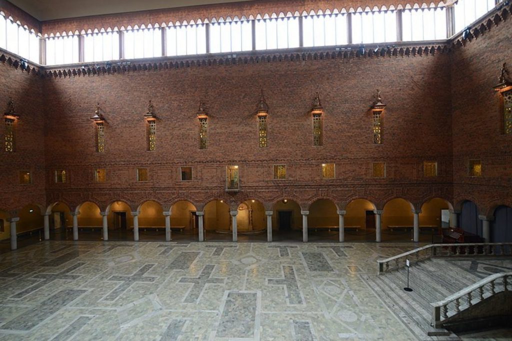 În Suedia, sala care găzduia banchetul Nobel, transformată în centru de vaccinare
