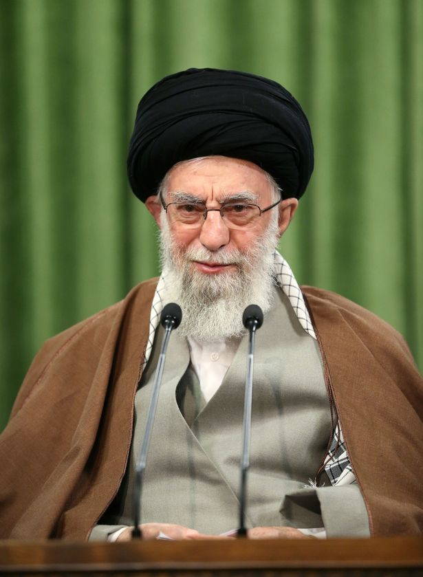 The barbaric law allows for 'eye for an eye' executions. Pictured is Iranian Supreme Leader Ayatollah Ali Khamanei (Image: Anadolu Agency via Getty Images