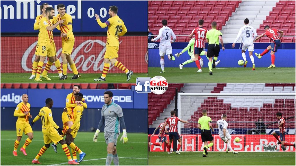 Doar Barca a profitat în etapa 26. Atletico şi Real au lăsat un punct în iarbă