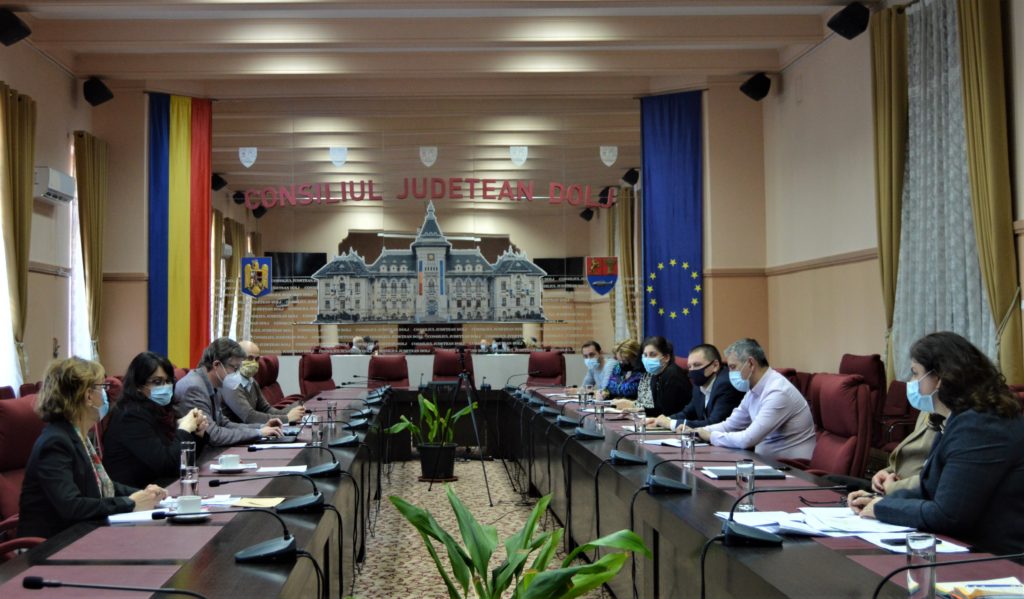 Întâlnire la Consiliul Județean Dolj, pe tema construirii Spitalului Regional de Urgență Craiova