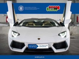 Lamborghini Aventador confiscat de la proxeneţi, pus la vânzare de ANABI