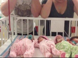 Mama celor patru bebeluși este infectată cu COVID-19. Foto: Ziarul de Iași