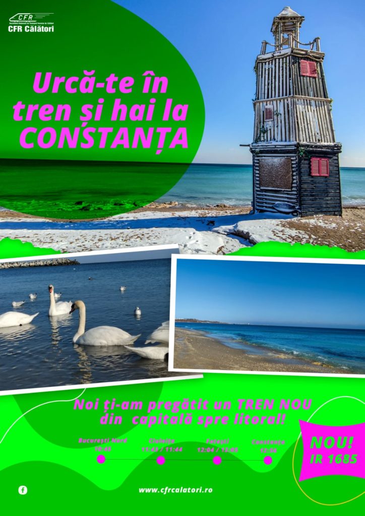 CFR introduce un nou tren spre Constanța