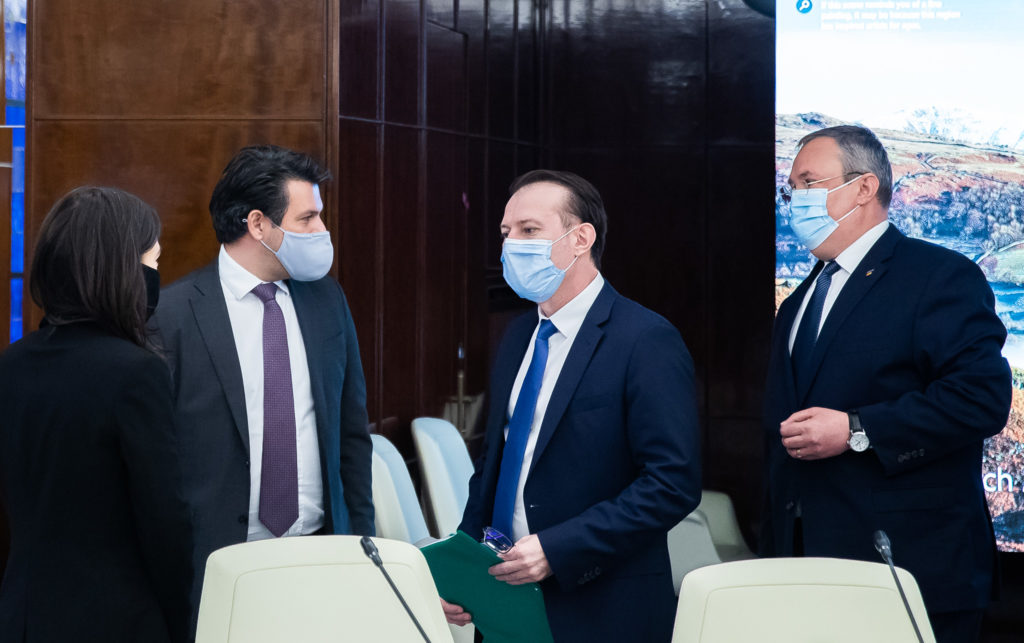 Întâlnirea premierului Cîțu, cu delegația Consiliului de afaceri americano–român
