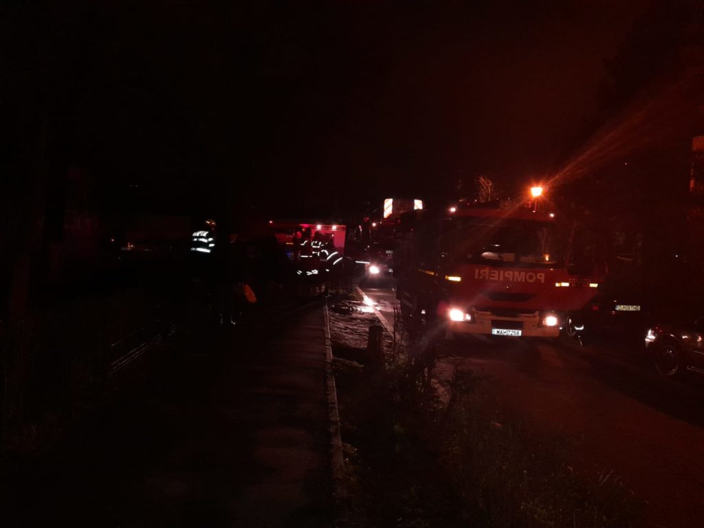 Incendiu într-o garsonieră, în Brazda lui Novac