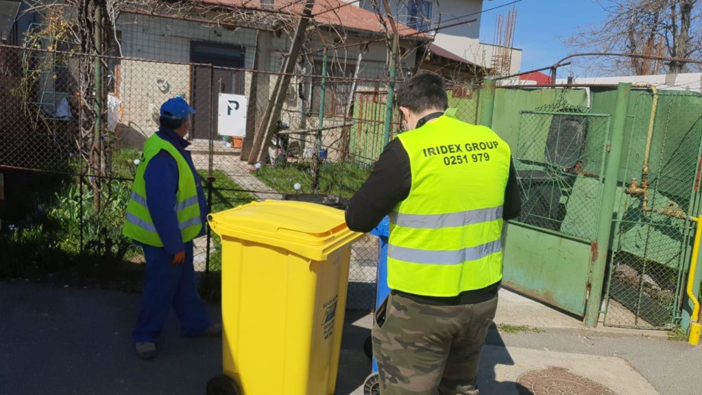 Iridex Group Salubrizare continuă distribuirea recipientelor de colectare a deșeurilor la casele de pe următoarele străzi