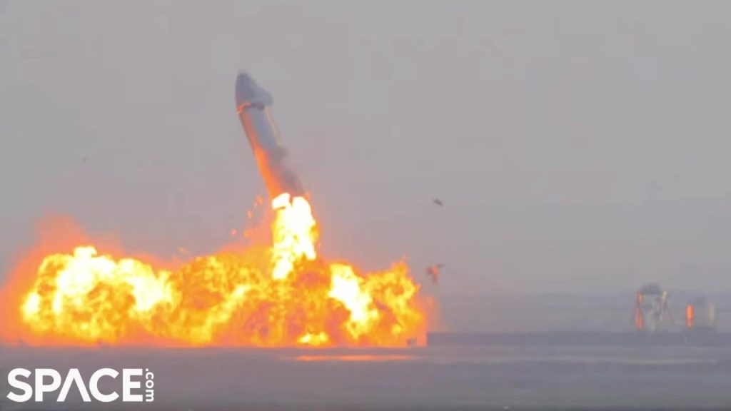 VIDEO: Un prototip al unei rachete SpaceX a explodat la sol, după aterizare