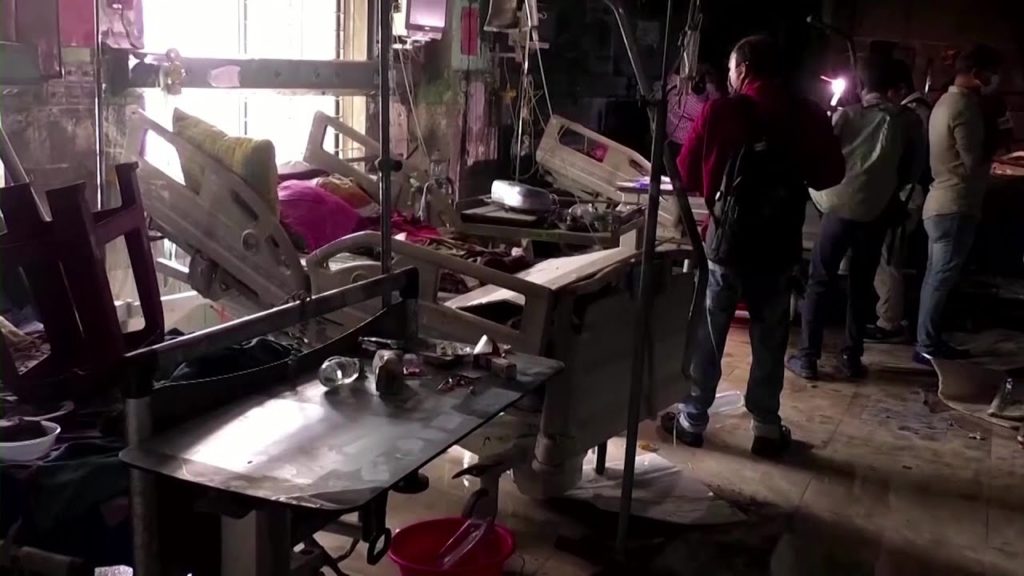 VIDEO: Trei pacienți cu COVID-19 au murit în urma unui incendiu în spital