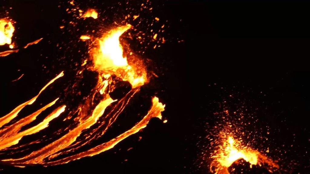 VIDEO: Un vulcan a erupt în apropierea capitalei Islandei