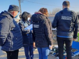 Polițiștii și jandarmii olteni au efectuat ieri o razie în piața agroalimentară din Osica de Sus. Au fost aplicate 6 amenzi