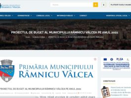 Primăria Municipiului Râmnicu Vâlcea a pus în dezbatere publică proiectul de buget local pe anul în curs