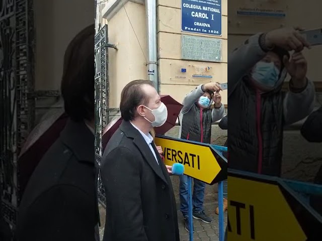 Premierul Cîțu a ajuns la Craiova