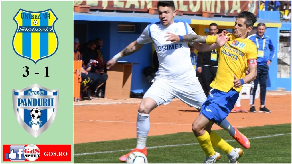 Liga 2 / Viitorul Pandurii Târgu Jiu a făcut finalul praf la Slobozia