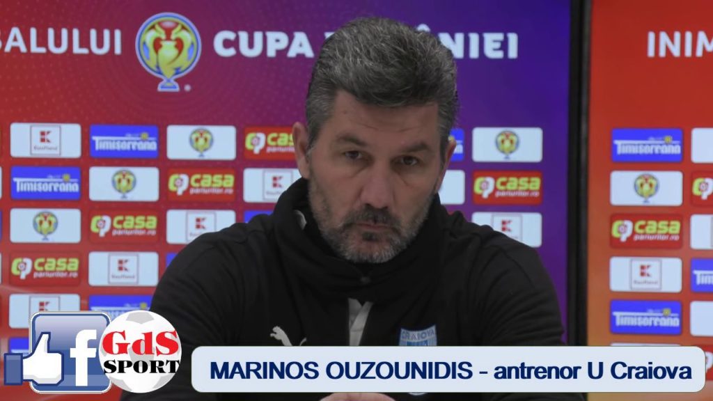 Cupa României / Marinos Ouzounidis: „Este un rezultat foarte bun pentru noi“