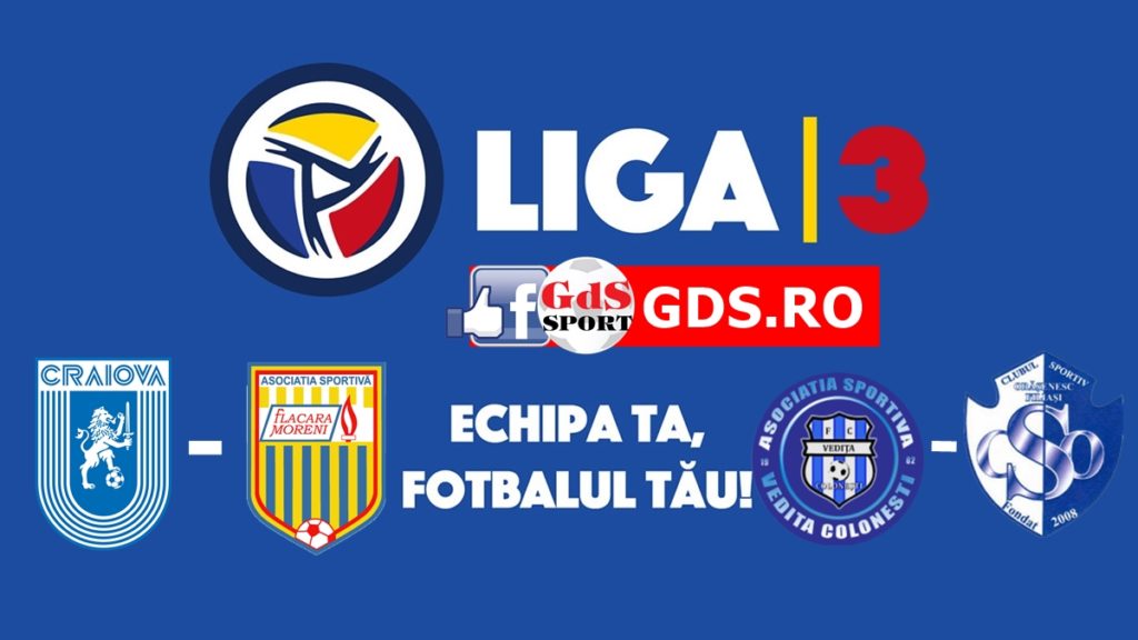 Liga 3 / Universitatea II Craiova şi CSO Filiaşi au parte de adversare dificile