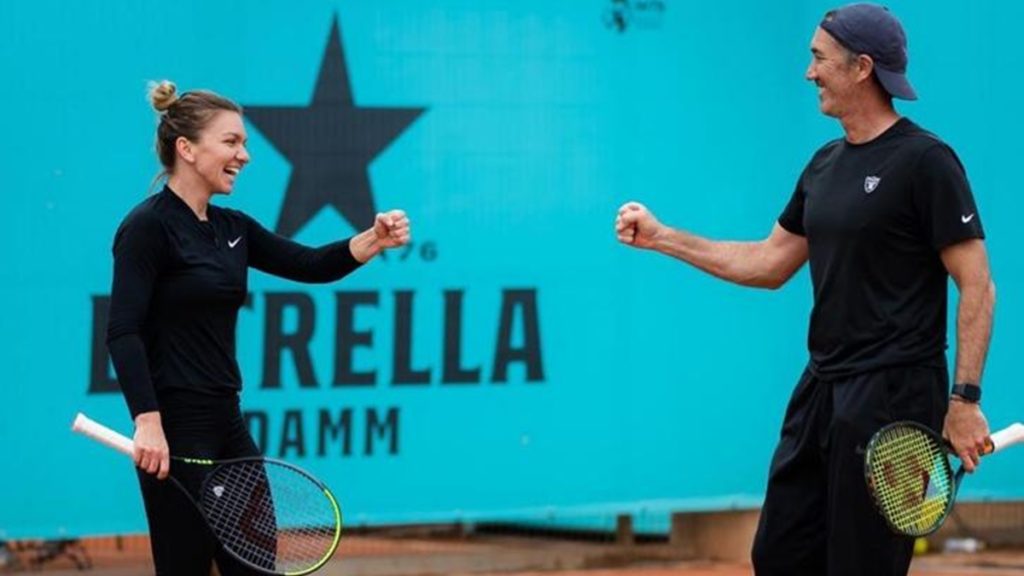 Simona Halep, antrenament cu zâmbetul pe buze înaintea turneului de la Madrid