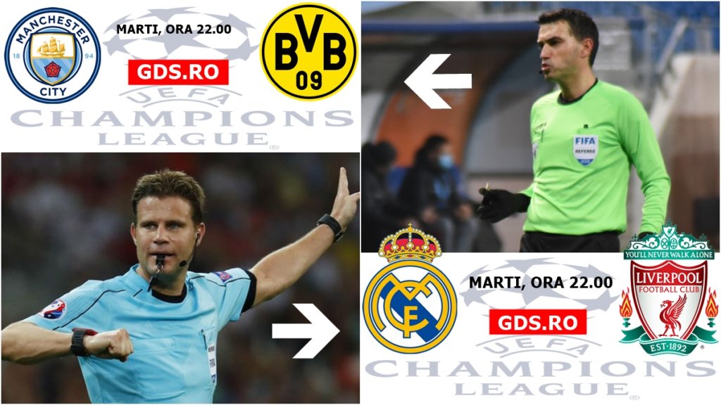Liga Campionilor / Ovidiu Haţegan, delegat la meciul Manchester City – Borussia Dortmund