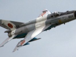 Un avion militar MIG 21 s-a prăbușit în județul Mureș