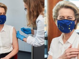 Șefa Comisiei Europene s-a vaccinat anti-Covid