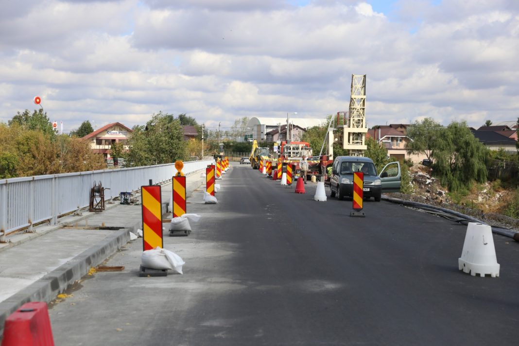 Circulație restricționată pe podul de la Consul din Craiova