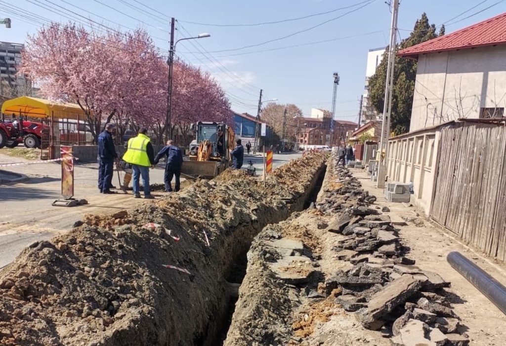 Rețea nouă de alimentare cu apă pe strada Sărarilor