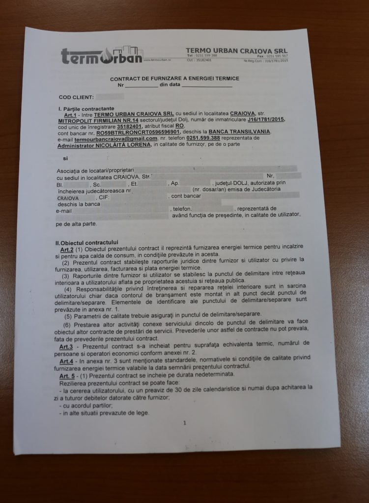 Craiovenii primesc căldură şi apă caldă fără contract