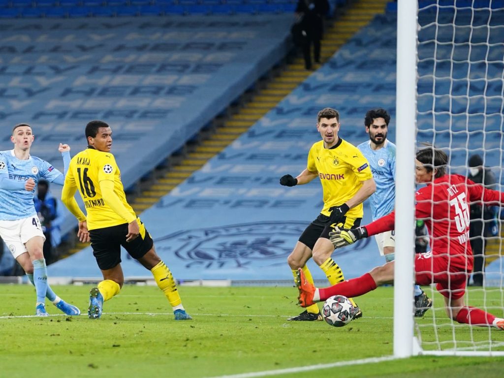 Manchester City, prima şansă de calificare în semifinalele Ligii după 2-1 cu Dortmund