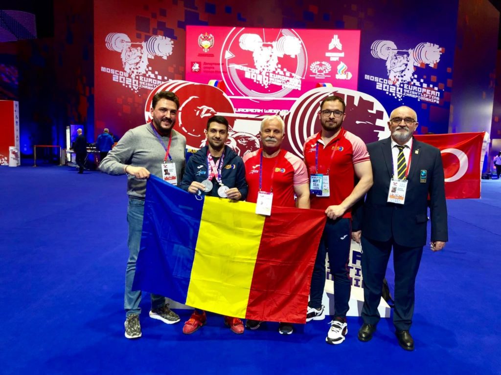 Haltere / Două medalii de argint la Europene pentru Valentin Iancu-Ionadi
