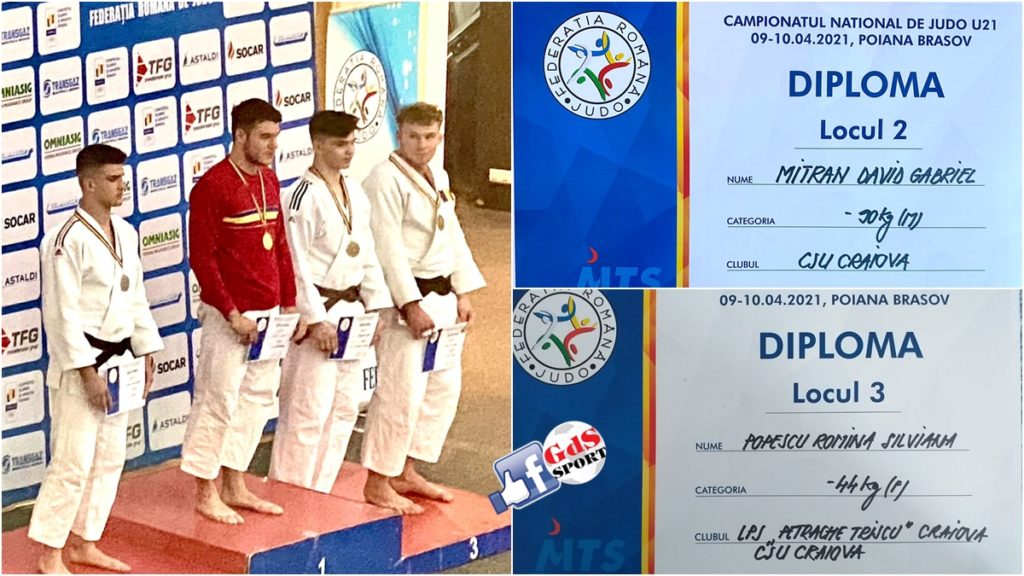 Judo / Argint şi bronz pentru David Mitran şi Romina Popescu la CN de juniori