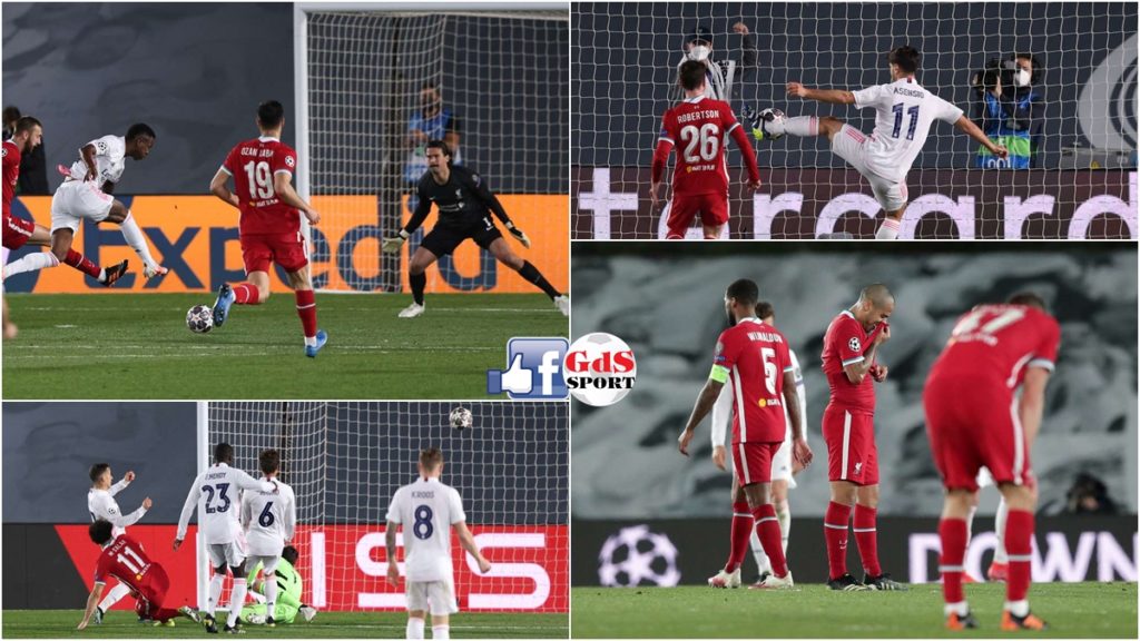 Real Madrid a triumfat în manşa tur a sfertului de finală cu Liverpool