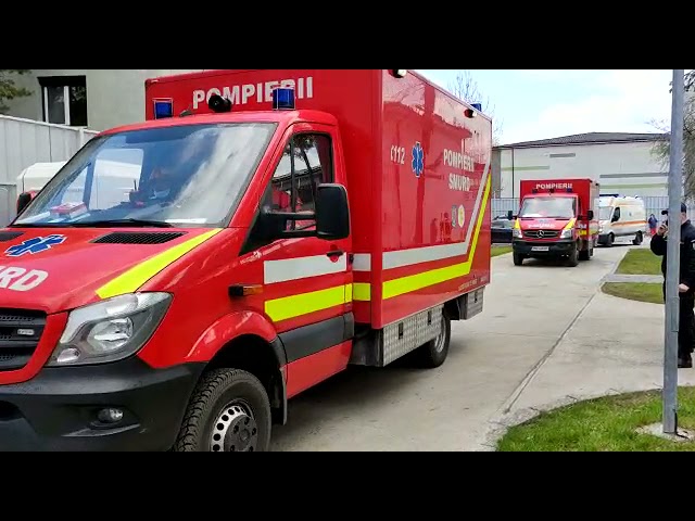 Peste 100 de pompieri au intervenit la incendiul de la SJU Slatina