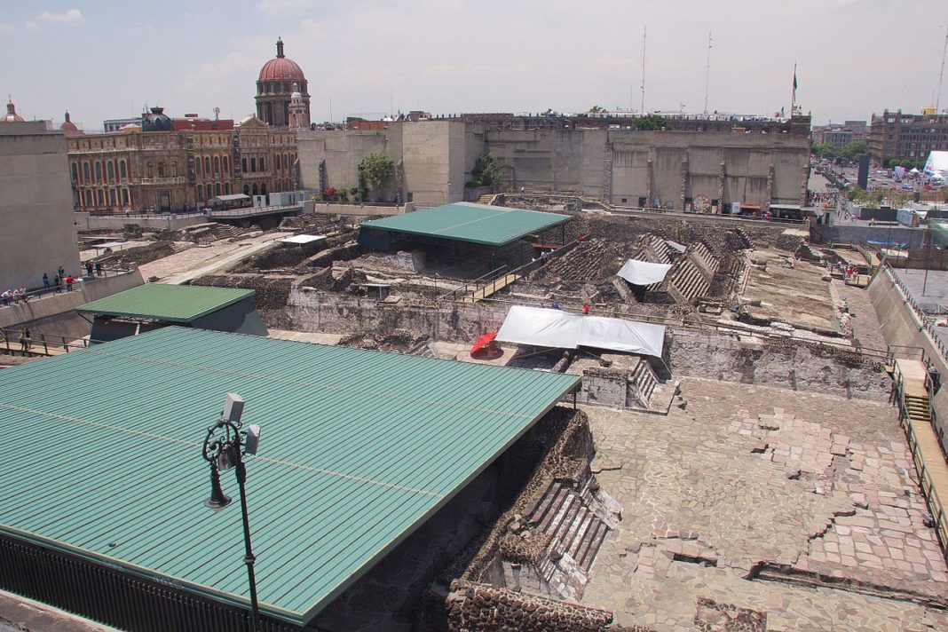 Cel mai important templu aztec din Mexic, afectat de o furtună