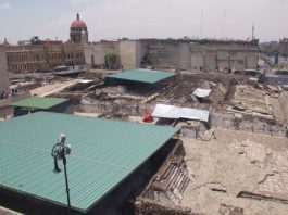 Cel mai important templu aztec din Mexic, afectat de o furtună