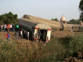 97 de răniți după ce un tren de pasageri a deraiat în Egipt