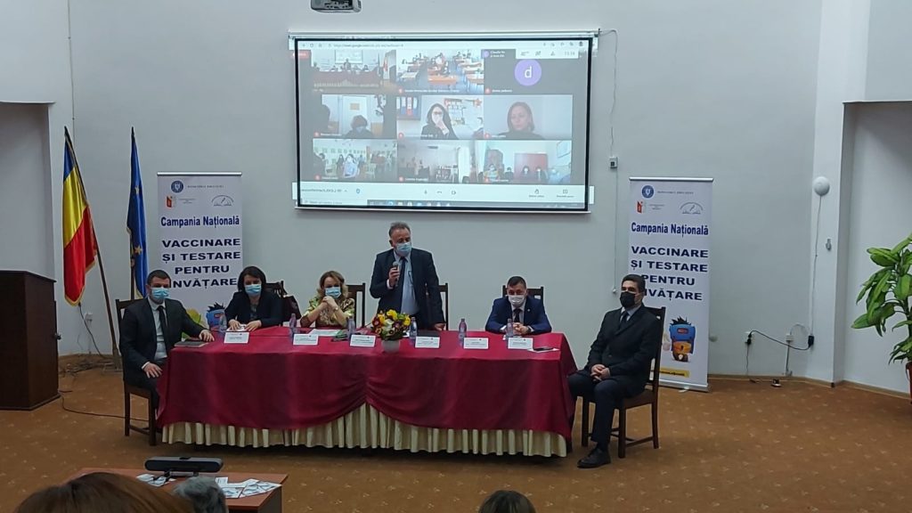 Mesajul Ministerului Educației în Dolj: ”Revenirea la școală depinde de creșterea procentului persoanelor vaccinate”