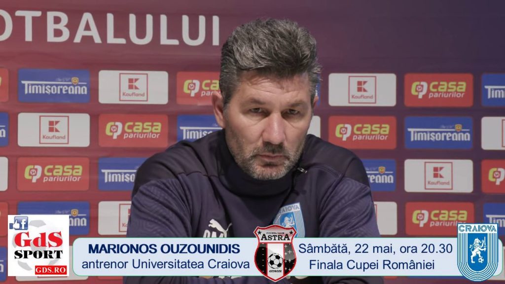 Cupa României / Marinos Ouzounidis: „O finală contează doar dacă o câștigi“