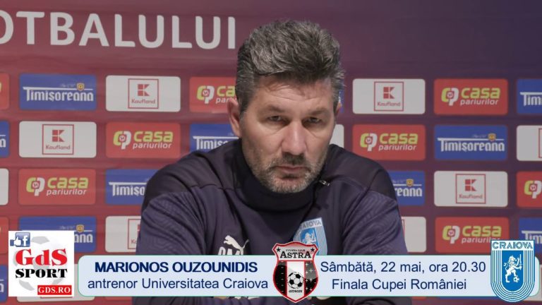 Cupa României / Marinos Ouzounidis: „O finală contează doar dacă o câștigi“