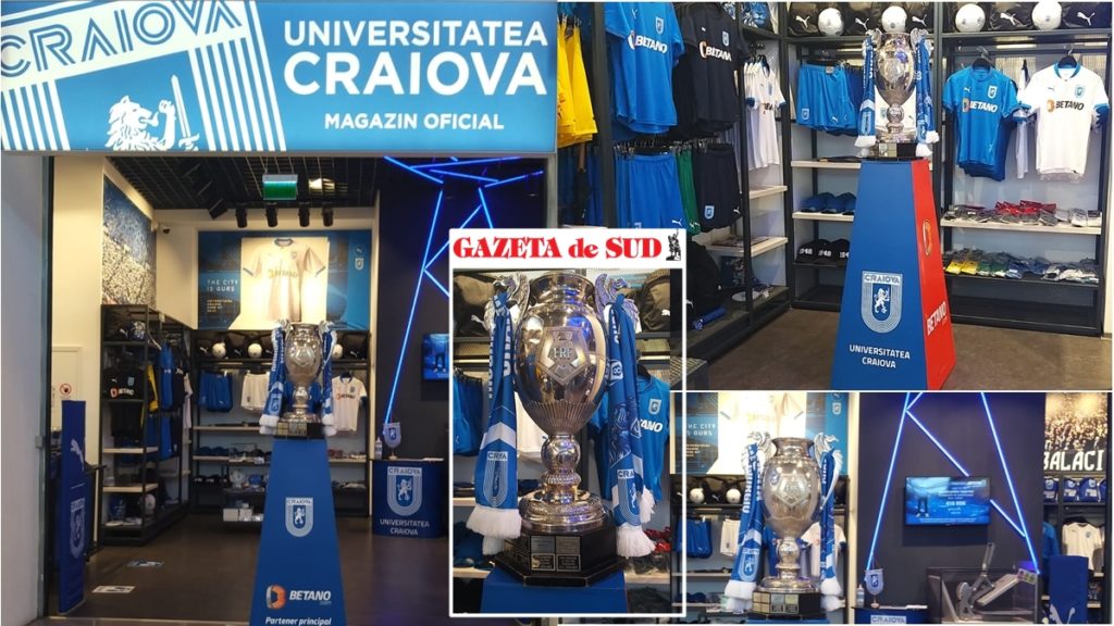 Trofeul Cupei României vă aşteaptă şi în mall. Alb-albaştrii, pe „Ion Oblemenco“
