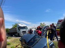 Gorj: Trei mașini implicate într-un accident rutier în Bălești