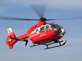 Copilul rănit la cap în accidentul de pe DJ 107, transferat cu un elicopter