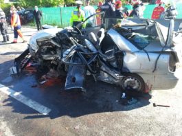 Cinci oameni au murit pe loc într-un accident pe DN 1