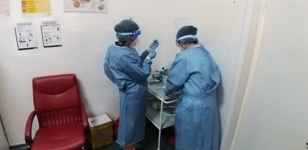 O nouă acțiune de vaccinare în cele două centre din mall și Parcul Central