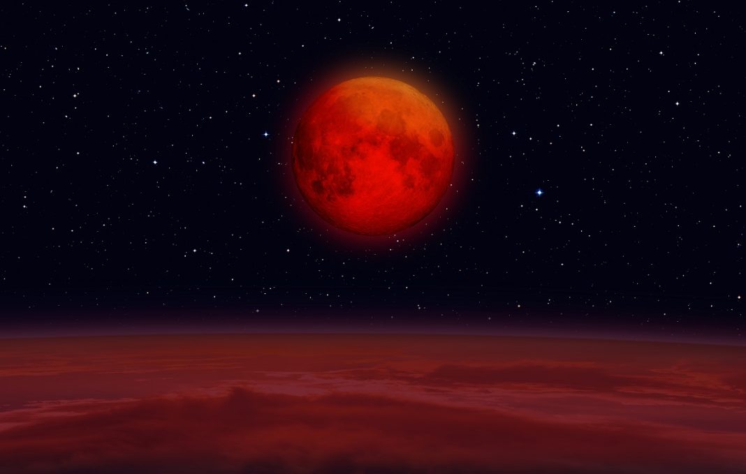 Fenomen cosmic rar. Eclipsă totală de lună și „Superluna Sângerie”, în acelaşi timp