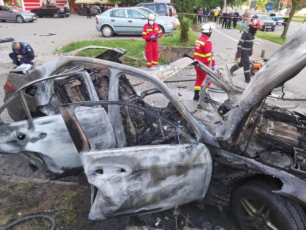 Bărbatul mort în explozia unei maşini la Arad este un cunoscut om de afaceri local