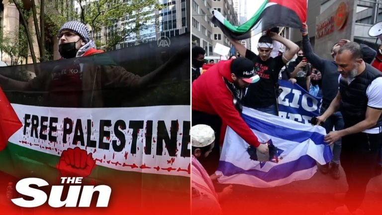 (VIDEO) Mii de manifestanţi pro-palestinieni în mai multe oraşe americane